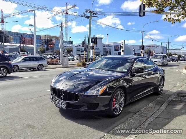 Maserati Quattroporte spotted in Christchurch, New Zealand