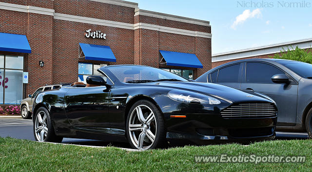 Aston Martin DB9 spotted in Charlotte, North Carolina