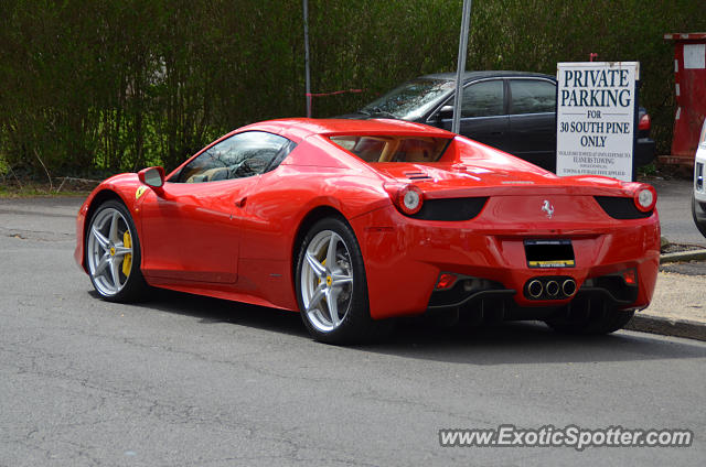 Ferrari 458 Italia spotted in Doylestown, Pennsylvania