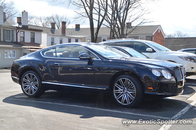 Bentley Continental spotted in Doylestown, Pennsylvania