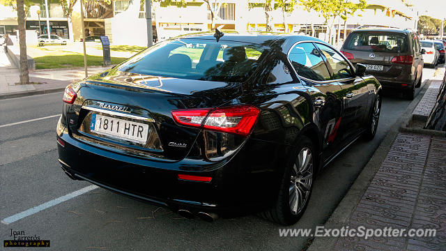 Maserati Ghibli spotted in Platja d'Aro, Spain