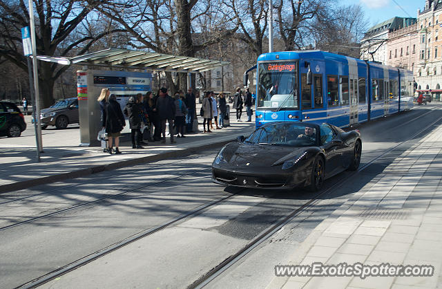 Ferrari 458 Italia spotted in Stockholm, Sweden