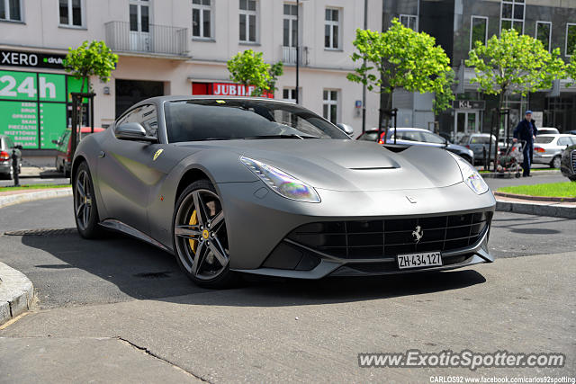 Ferrari F12 spotted in Warsaw, Poland