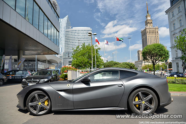 Ferrari F12 spotted in Warsaw, Poland