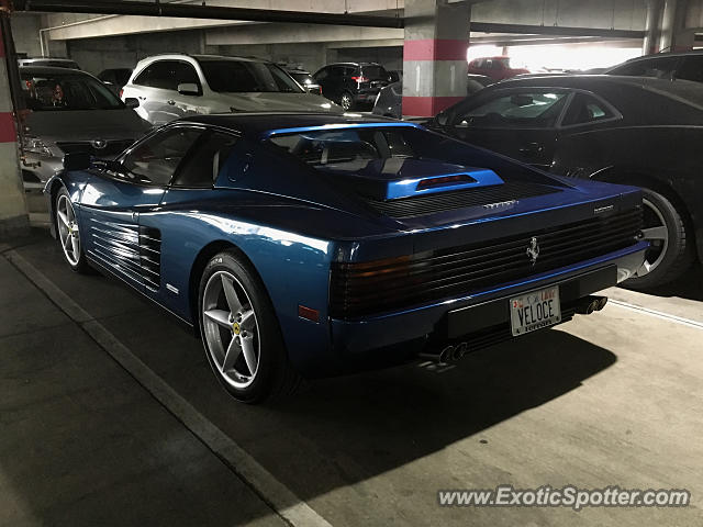 Ferrari Testarossa spotted in Cottonwood Hts., Utah