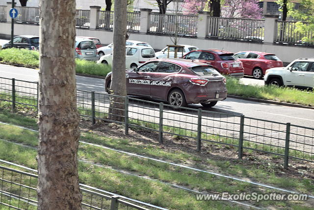 Maserati Levante spotted in Turin, Italy