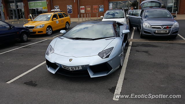 Lamborghini Aventador spotted in Teesside, United Kingdom