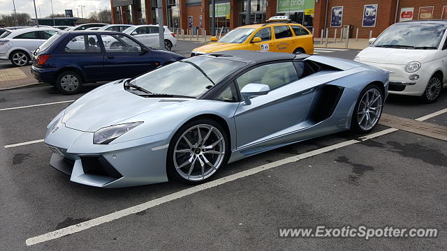 Lamborghini Aventador spotted in Teesside, United Kingdom