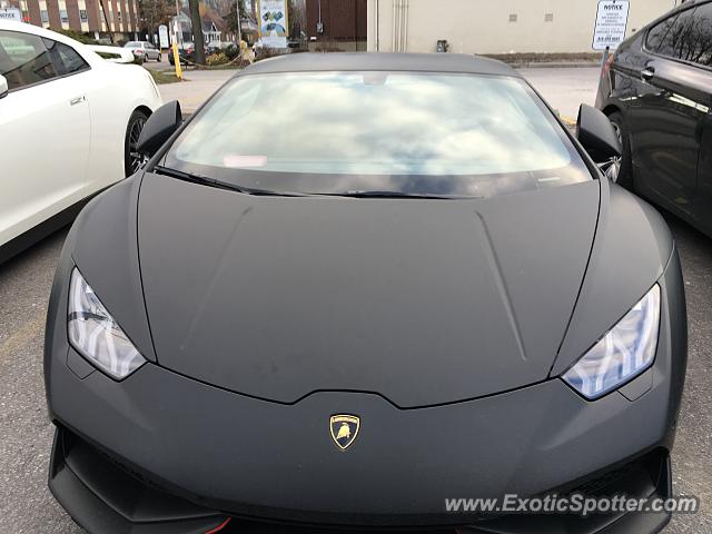 Lamborghini Huracan spotted in Toronto, Canada