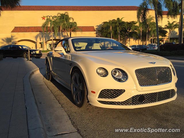 Bentley Continental spotted in Palm B. Gardens, Florida