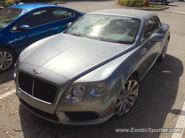 Bentley Continental spotted in Stuart, Florida