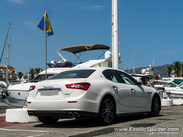 Maserati Ghibli spotted in Empuriabrava, Spain