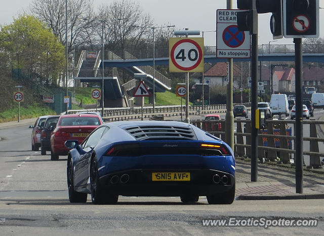 Lamborghini Huracan spotted in London, United Kingdom