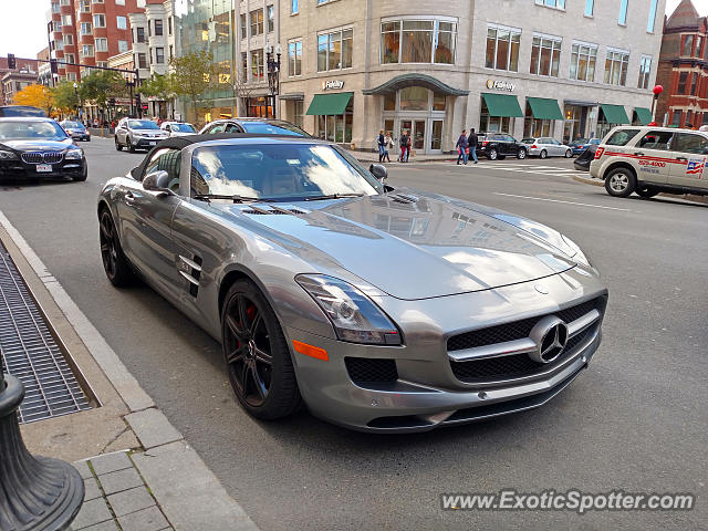 Mercedes SLS AMG spotted in Boston, Massachusetts