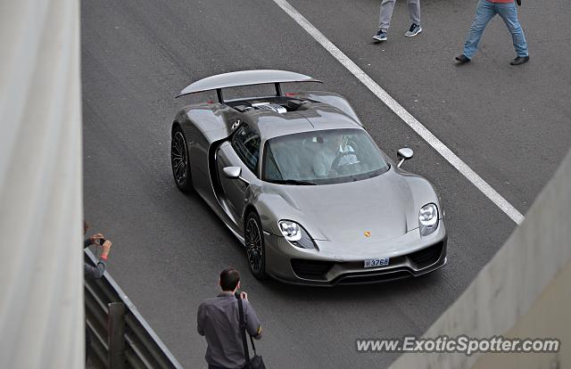 Porsche 918 Spyder spotted in Monte Carlo, Monaco