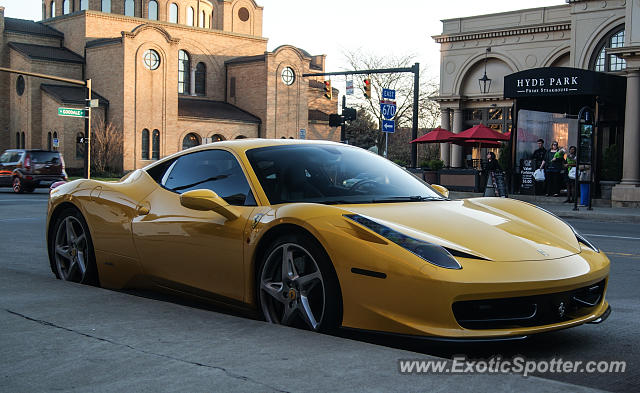 Ferrari 458 Italia spotted in Columbus, Ohio