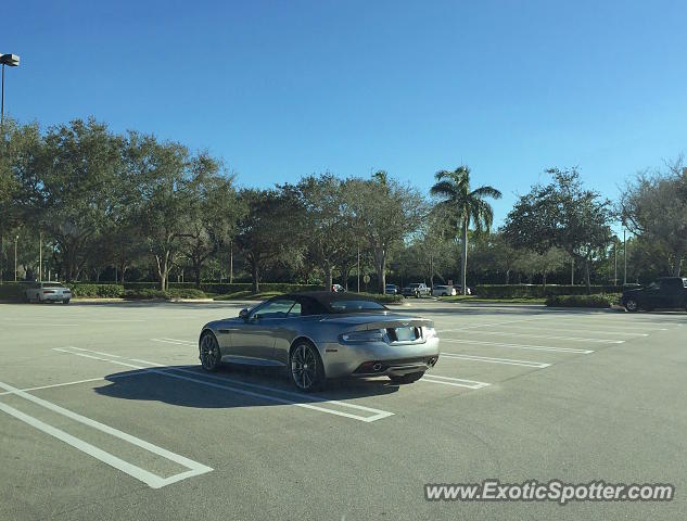 Aston Martin Virage spotted in Palm B. Gardens, Florida