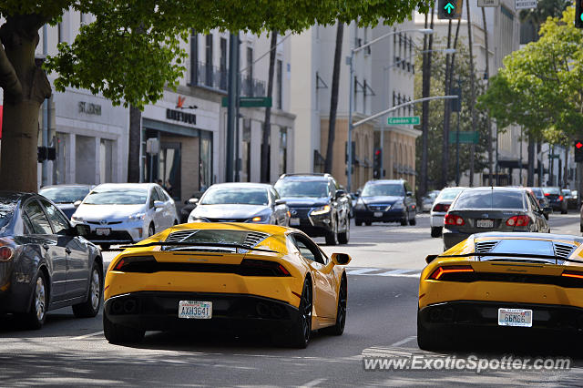 Lamborghini Huracan spotted in Beverly Hills, California