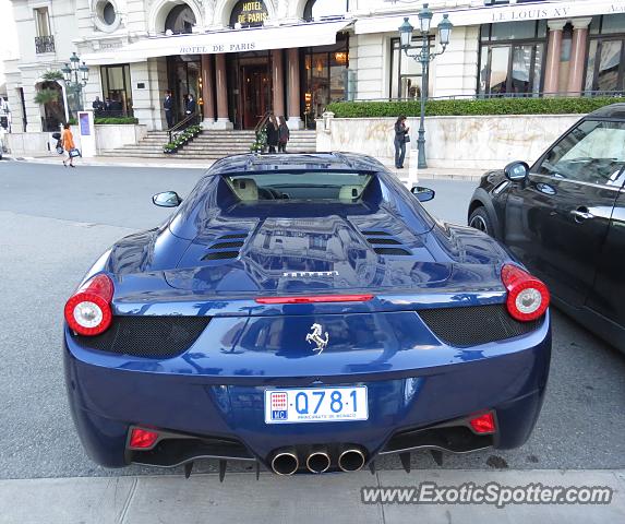 Ferrari 458 Italia spotted in Monaco, Monaco