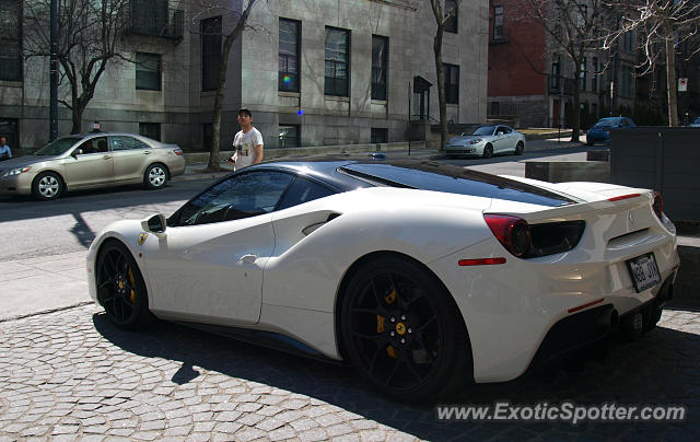 Ferrari 488 GTB spotted in Montreal, Canada