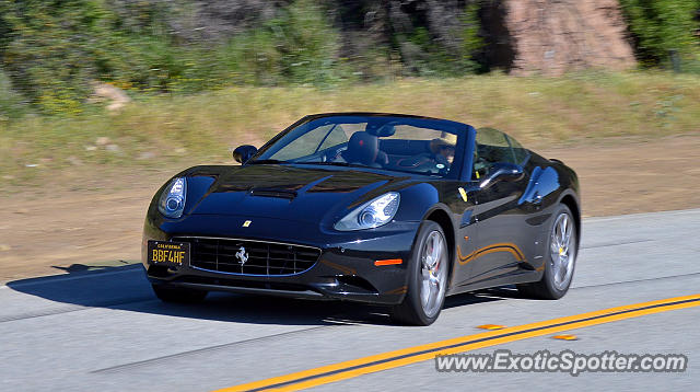 Ferrari California spotted in Agoura Hills, California