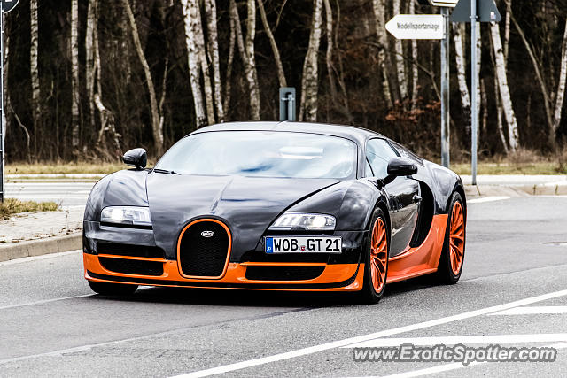 Bugatti Veyron spotted in Wolfsburg, Germany
