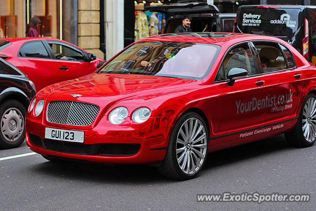 Bentley Continental spotted in London, United Kingdom