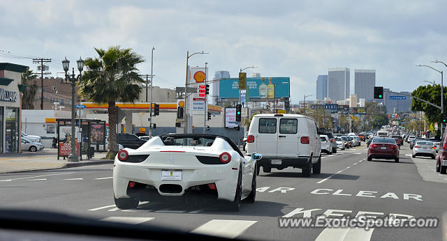 Ferrari 458 Italia spotted in Beverly Hills, California