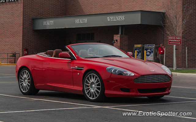 Aston Martin DB9 spotted in Columbus, Ohio