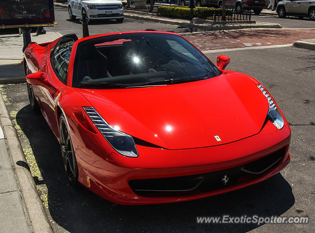 Ferrari 458 Italia spotted in Columbus, Ohio