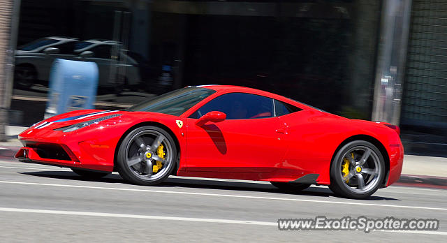 Ferrari 458 Italia spotted in Beverly Hills, California