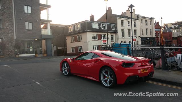 Ferrari 488 GTB spotted in Douglas, United Kingdom