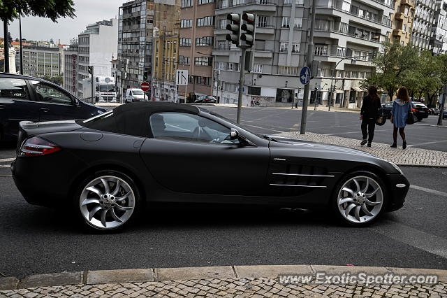 Mercedes SLR spotted in Lisbon, Portugal