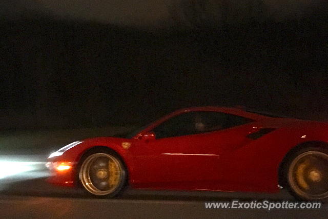 Ferrari 488 GTB spotted in Victor, New York