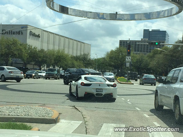 Ferrari 458 Italia spotted in Houston, Texas