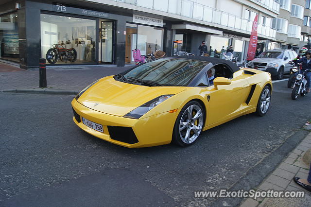 Lamborghini Gallardo spotted in Knokke-Heist, Belgium