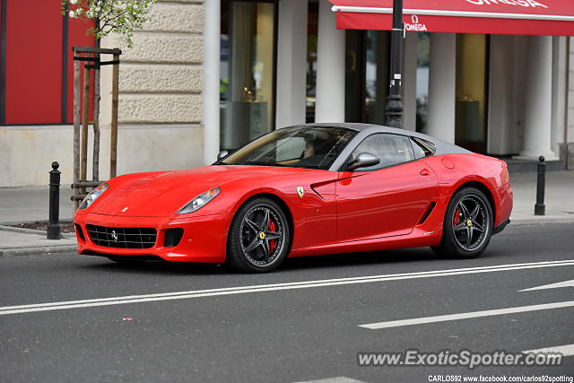 Ferrari 599GTB spotted in Warsaw, Poland