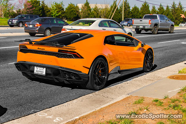 Lamborghini Huracan spotted in Sterling, Virginia