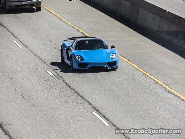 Porsche 918 Spyder spotted in Centennial, Colorado