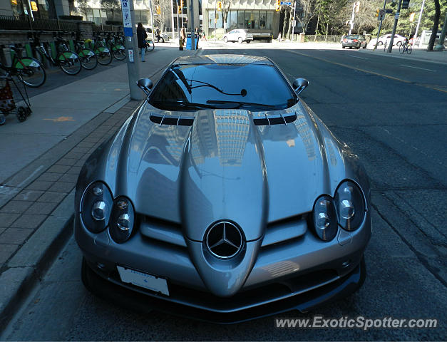 Mercedes SLR spotted in Toronto, Canada