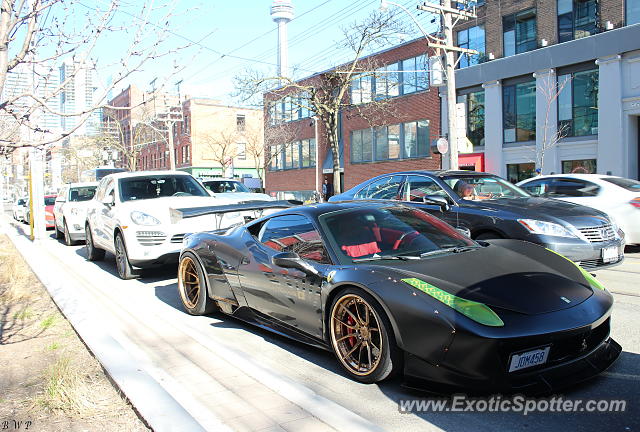 Ferrari 458 Italia spotted in Toronto, Canada