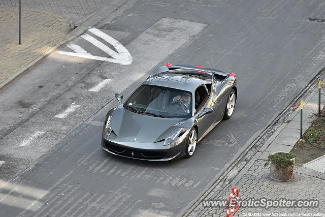 Ferrari 458 Italia spotted in Warsaw, Poland