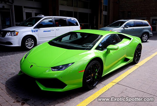 Lamborghini Huracan spotted in Calgary, Canada