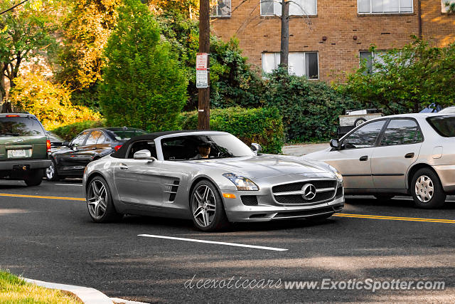 Mercedes SLS AMG spotted in Arlington, Virginia