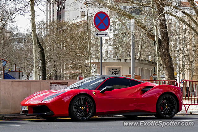 Ferrari 488 GTB spotted in Lisbon, Portugal