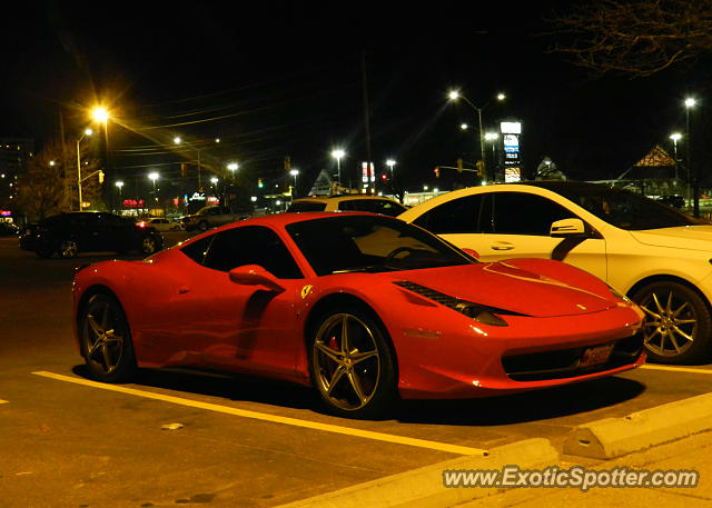 Ferrari 458 Italia spotted in London, Ontario, Canada