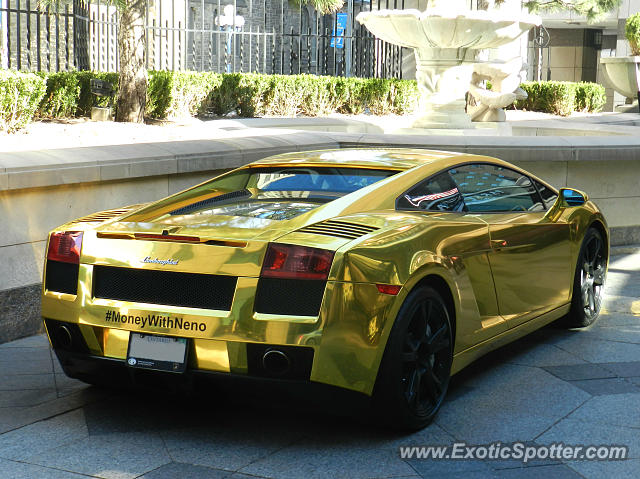 Lamborghini Gallardo spotted in Toronto, Ontario, Canada