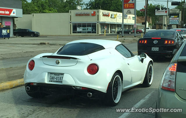 Alfa Romeo 4C spotted in Houston, Texas