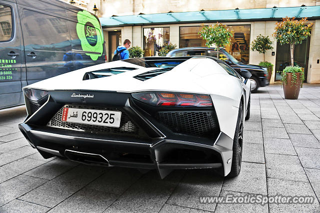 Lamborghini Aventador spotted in London, United Kingdom