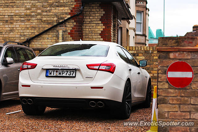 Maserati Ghibli spotted in Cambridge, United Kingdom